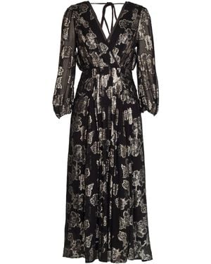 Rose & Nancy Dahlia Midi Dress - Black