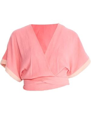 carlton jones Wrap Top - Pink