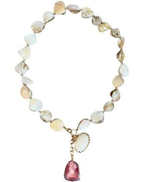 Magpie Rose Lagoon Necklace - White