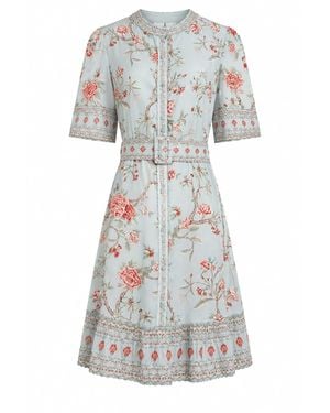 Raishma Everly Floral Dress - Grey