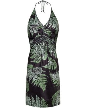 Chic by Lirette Short Halter Dress Boquete - Black