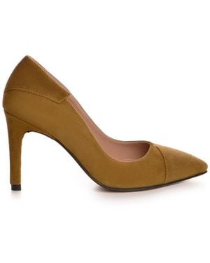 The 5Th Element Selma Camel Suede Stiletto Court Shoes - Brown