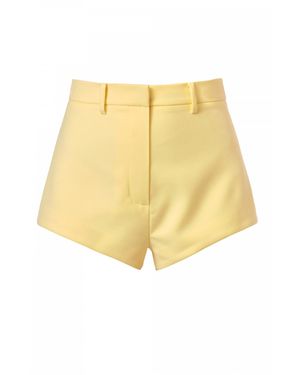 AGGI by HALEWSKI Cori Butter Microshorts - Yellow