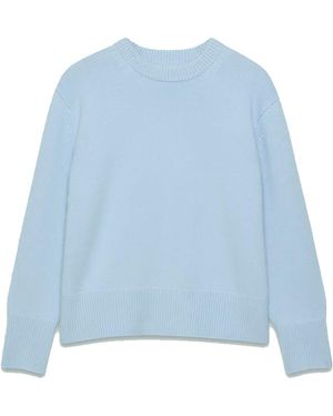 Zenzee Cashmere Crewneck Jumper - Blue