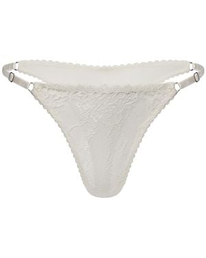 Daily Underwear Adjustable Strings Knickers Ombre - White