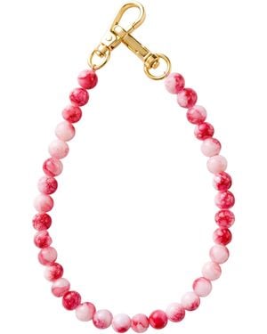 seree Beaded Bag Charm - Pink