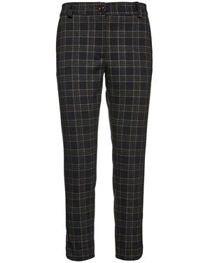 Conquista Punto Di Roma Crop Trousers - Black