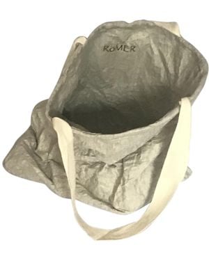 Romer Millinery Neutrals Morphy Moldable Linen Shopper Tote - Green