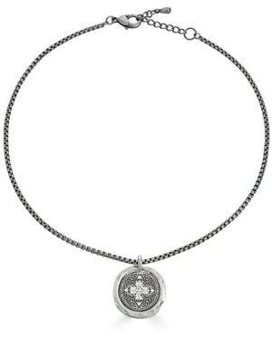 Loni Paul Jewelry Antique Filigree Coin Necklace - Metallic
