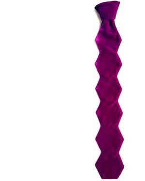 Zars London The Hexagonal Tie - Purple