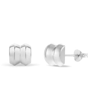 Dinny Hall Iceni Studs - White