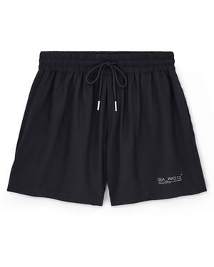 Sea_Washed Classic Beach Shorts - Blue