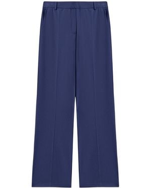 Nocturne Tailored Straight-Leg Trousers - Blue