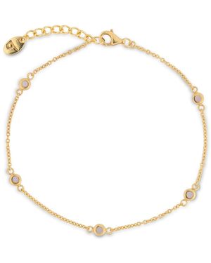 Beyjou Mini Gem Chain Bracelet - Metallic