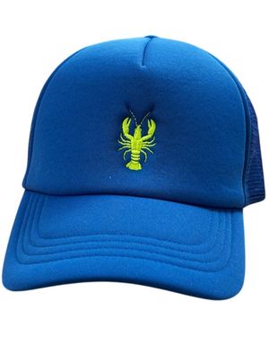 Lilly Loves Lobster Trucker Cap - Blue
