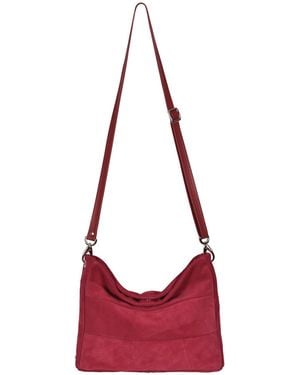 Owen Barry Suede Crossbody Bag Passion Marizion - Red