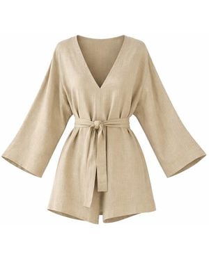 W.two The Village Kimono - Natural