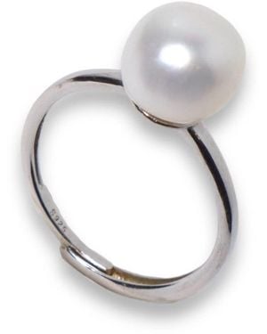 Ninemoo Classic Pearl Ring - Metallic