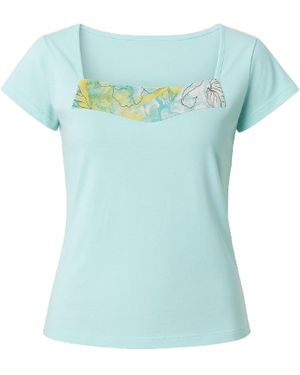 Conquista Light Top With Artistic Printed Detail – Effortless Everyday Chic - Blue