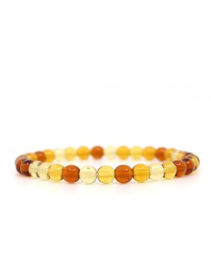 Shar Oke Tri-colour Czech Bracelet - Yellow