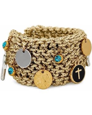 Hilo De Mar Narrow Sand Bracelet - Metallic