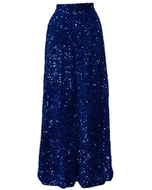 Ofuure Liza Sequin Pants - Blue