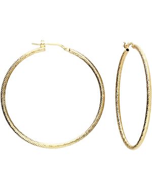 Kaizarin Large Hoop Earrings - Metallic