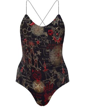 GeeGee Collection Circus Swimsuit - Black