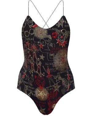 GeeGee Collection Circus Swimsuit - Black