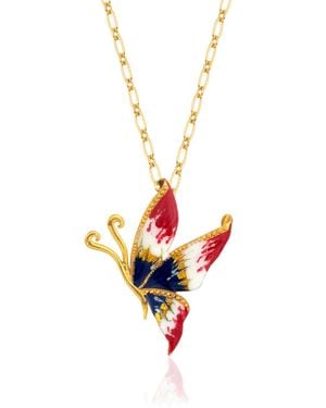 Milou Jewelry Butterfly Necklace - Multicolour