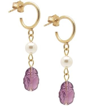 SALOME Ella Earrings - Metallic