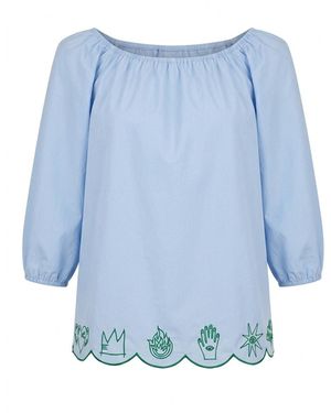 King Naked Sweet Nothing Blouse - Blue