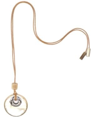 Fairchild Baldwin Horn Necklace – Ivory - Metallic