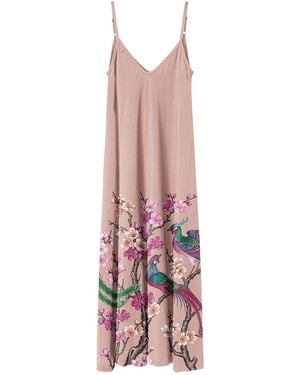 Aloha From Deer Sakura Song Maxi Dress - Pink