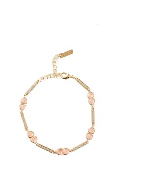 Adriana Pappas Designs Gemstone Links Bracelet - Metallic