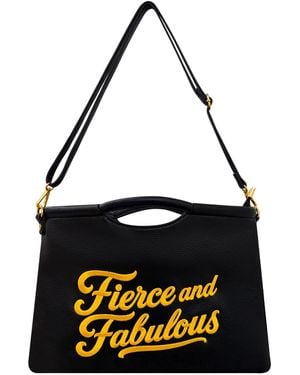 Lilly Loves Fierce And Fabulous Clucth Bag - Black