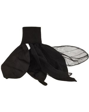Julia Allert Evening Satin Cuff Bracelet - Black