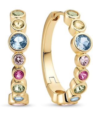 Sif Jakobs Jewellery Earrings Sardinien Creolo - Metallic