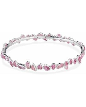 German Kabirski Aten Bangle With Spinel - Metallic