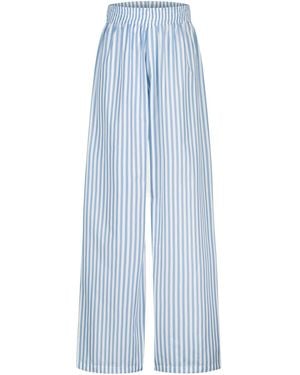 Paramidonna Cora Trousers Striped - Blue
