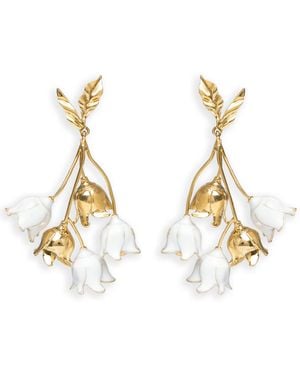 Lavani Jewels Lily Of The Valley Earrings - Metallic