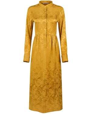 Boutique Kaotique Silk Dress - Yellow