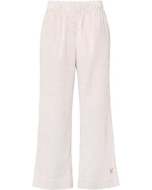 Nudea Seersucker Button Trouser - Pink
