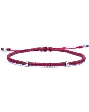 Harbour Uk Equilibrium Rope Bracelet - Red