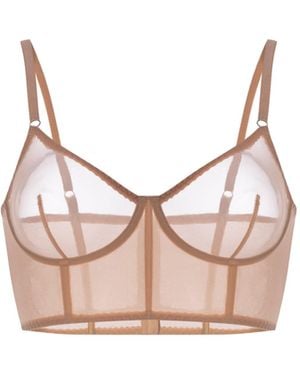 Zhilyova Neutrals Unnamed Corset Bra - Pink