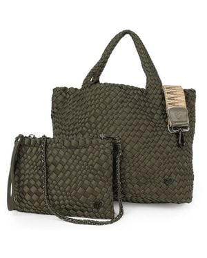 Prenelove London Large Woven Totes - Green