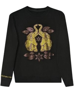 Miracles Manifester Elephants Love Symbol - Black