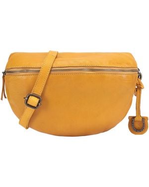 Lloyd Baker Birch Leather Crossbody Bag - Orange