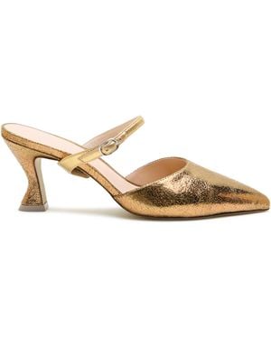 Alterre Antique Twiggy Curve Mule - Natural