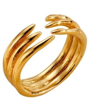 Posh Totty Designs Talon Open Ring - Metallic